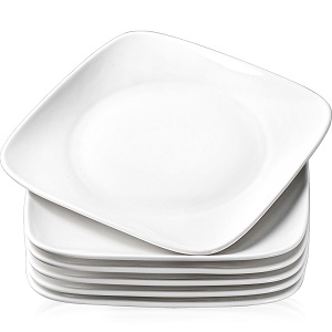 Deli 9 3P White Plates 25 S